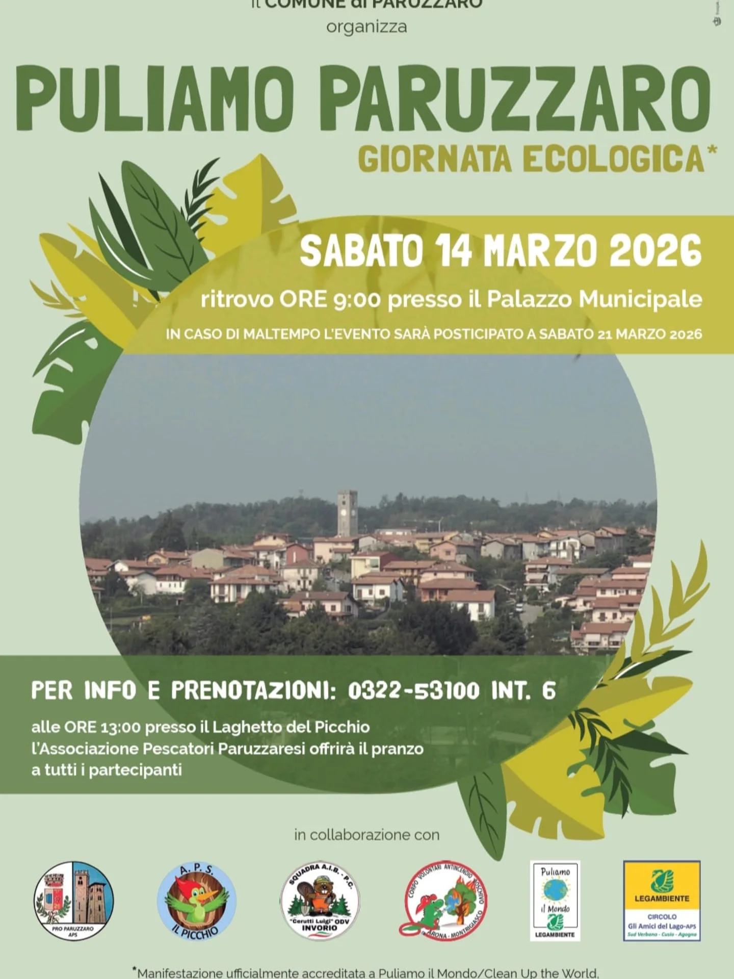 Puliamo Paruzzaro – 14 Marzo 2026
